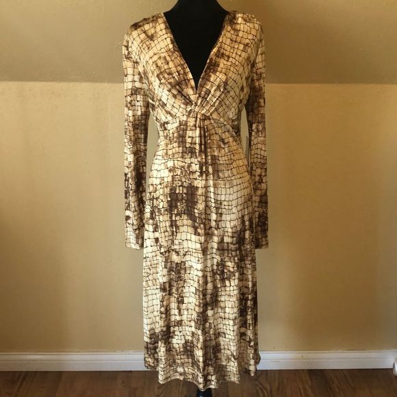 Kenneth Cole Snake Print Dress - Picture 1 of 6